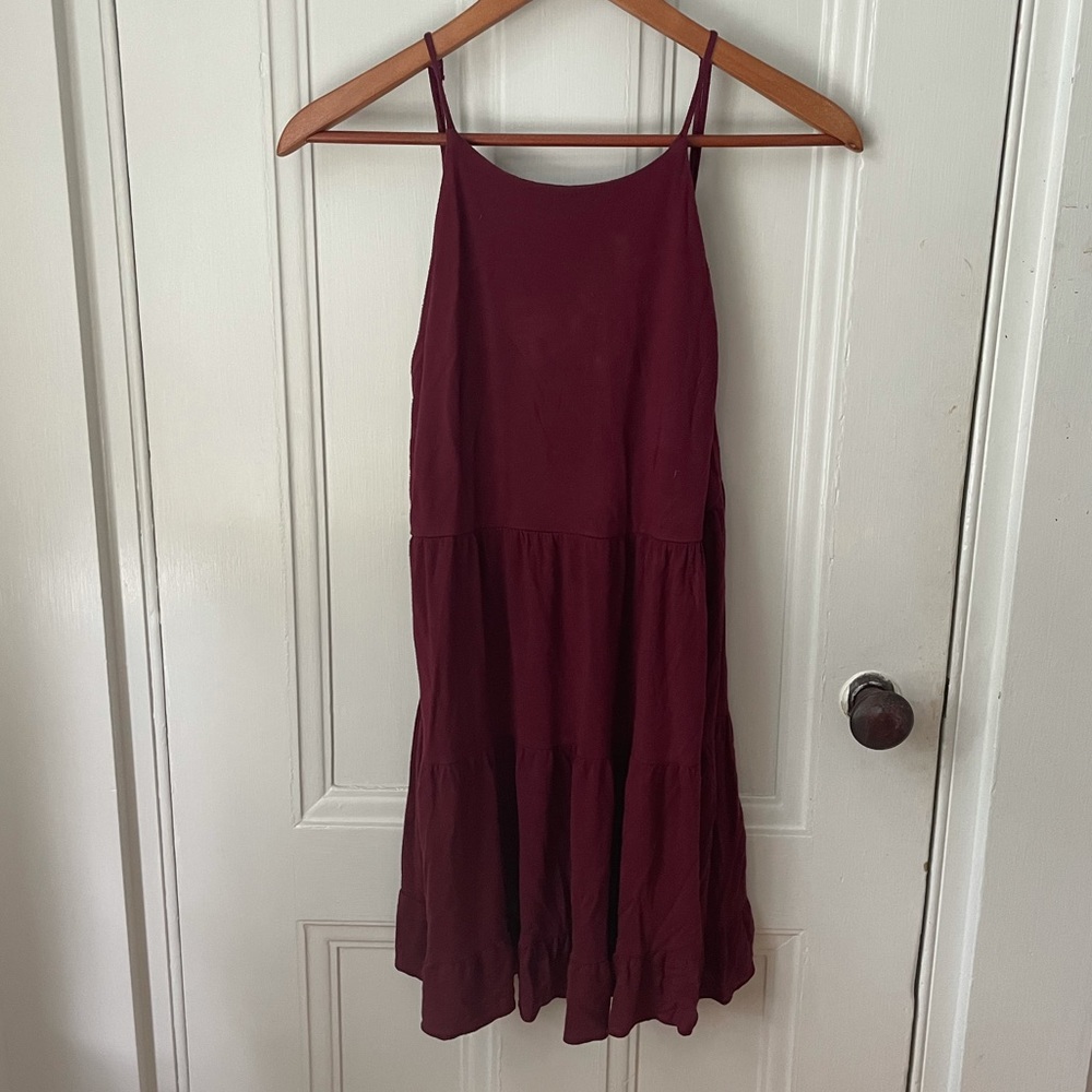 MAROON casual dress